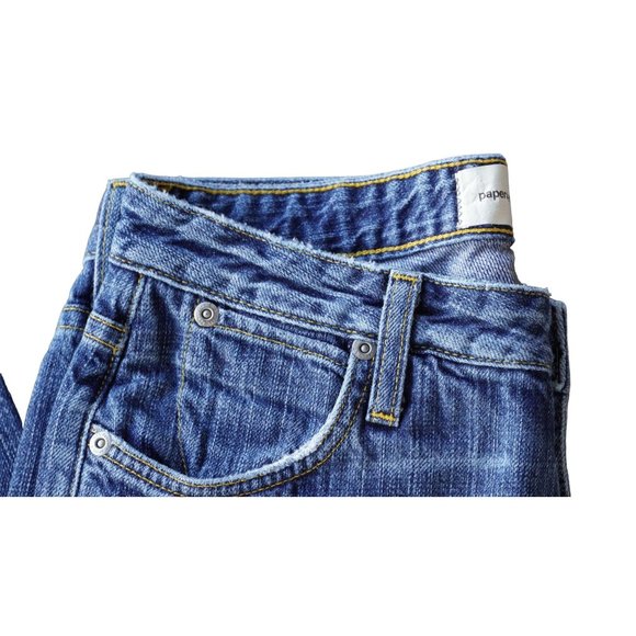 Paper Denim & Cloth Jeans Size 27 2-MOD-02 Bootcut Low Rise Distressed Frayed - Picture 12 of 15
